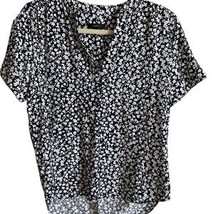 J Crew floral blouse